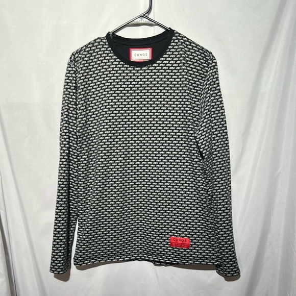 CHNGE Black and White Long Sleeve Tee M - Picture 1 of 9